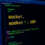 How to implement UDP communication using Python socket