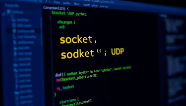 How to implement UDP communication using Python socket