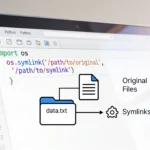 How to create symbolic links using os.symlink in Python