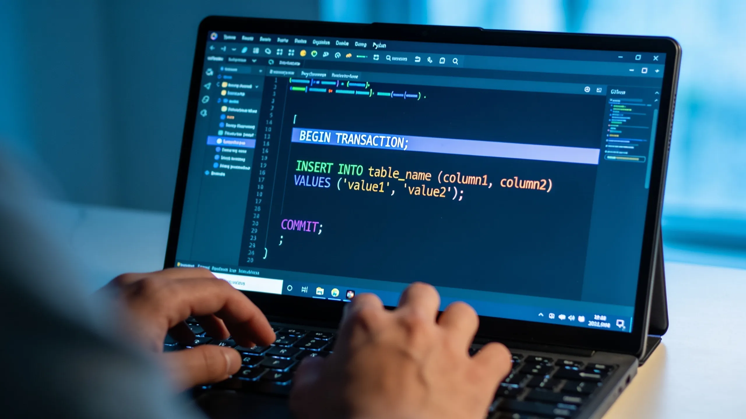 How to work with transactions in SQLite3 in Python